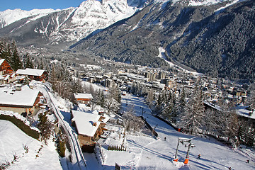 Image showing Chamonix in winter
