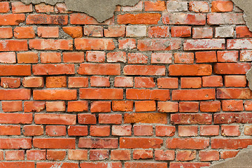 Image showing Old brick wall texture