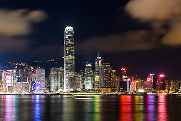 Image showing Hong Kong cityscape at night