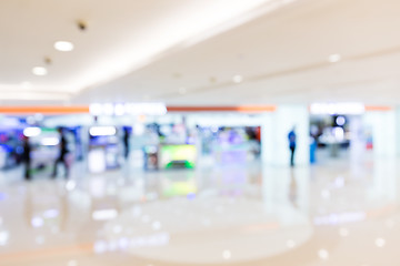Image showing Shopping mall blur background