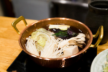 Image showing Shabu shabu, japanese food