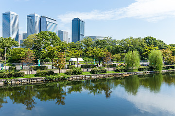 Image showing Business area in Osaka