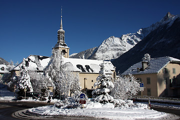 Image showing French village church