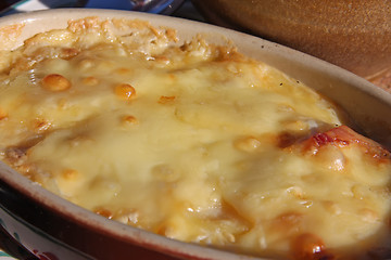Image showing Melted cheese