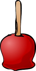 Image showing Caramel apple