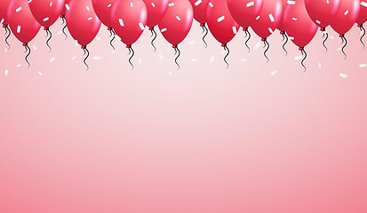 Image showing balloons on the top