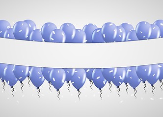 Image showing balloons on gray background