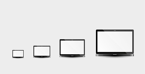 Image showing laptop in different size