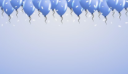 Image showing balloons on the top