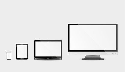 Image showing multimedia devices