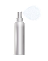 Image showing silver spray bottle