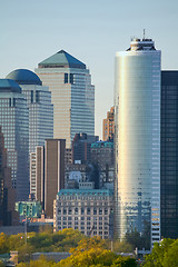 Image showing Manhattan Financial District skyscrapers