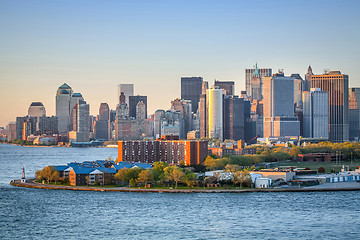 Image showing  Financial District in Upper New York Bay