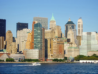 Image showing Financial District in Downtown Manhattan
