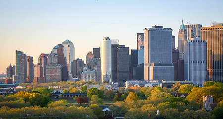 Image showing Financial District in New York City