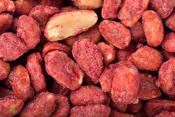 Image showing spicy spice coated peanuts