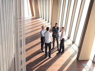 Image showing business people group standing together