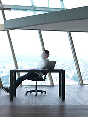 Image showing young business man at office