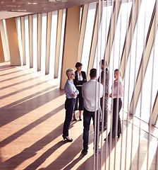 Image showing business people group standing together