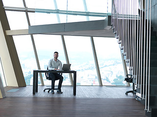 Image showing young business man at office