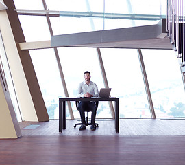 Image showing young business man at office
