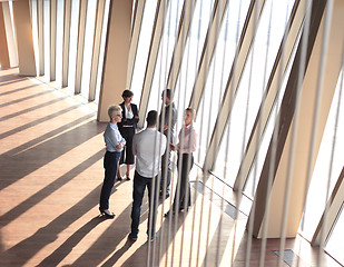 Image showing business people group standing together