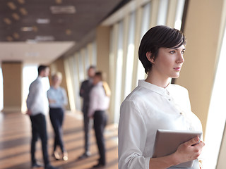 Image showing business people group standing together