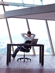 Image showing young business man at office