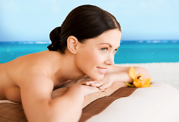 Image showing woman in spa