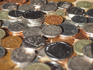 Image showing Pound coins