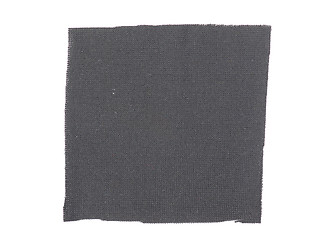 Image showing Black fabric sample