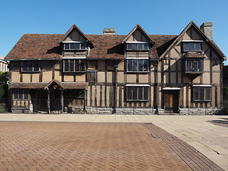 Image showing Shakespeare birthplace in Stratford upon Avon