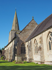 Image showing St Mary Magdalene church in Tanworth in Arden