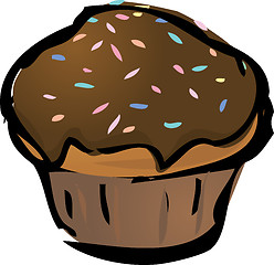 Image showing Cupcake illustration