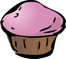 Image showing Cupcake illustration