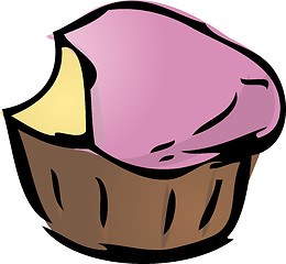 Image showing Cupcake illustration