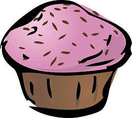 Image showing Cupcake illustration