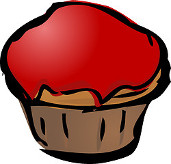 Image showing Cupcake illustration