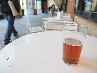 Image showing British ale beer pint