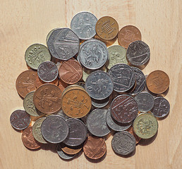 Image showing Pound coins