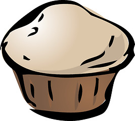 Image showing Cupcake illustration