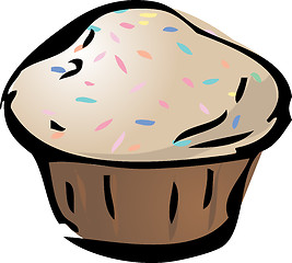 Image showing Cupcake illustration