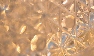 Image showing illuminated glass pattern background
