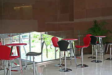 Image showing Modern cafe