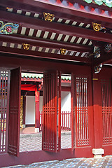 Image showing Chinese temple entrance