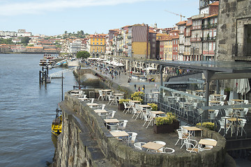 Image showing EUROPE PORTUGAL PORTO RIBEIRA OLD TOWN DOURO RIVER