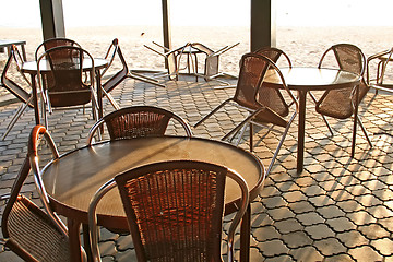 Image showing Beachside cafe