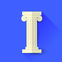 Image showing Single Greek Column
