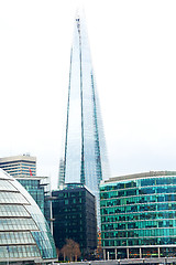 Image showing new     building in london      financial district and 