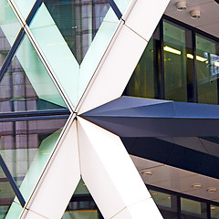 Image showing  in  the new   building london skyscraper      financial distric